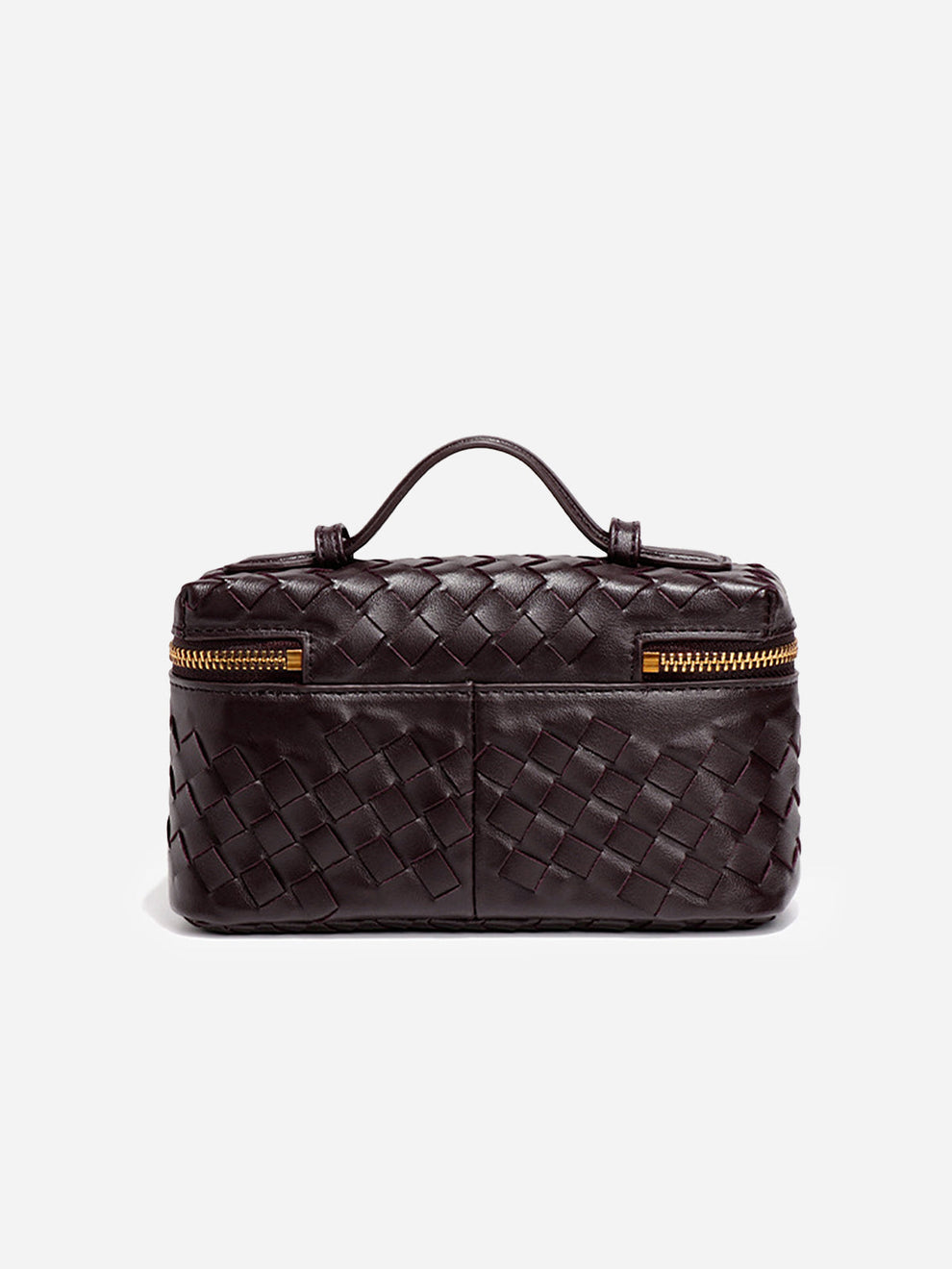 Woven PU Leather Box Bag, image 4