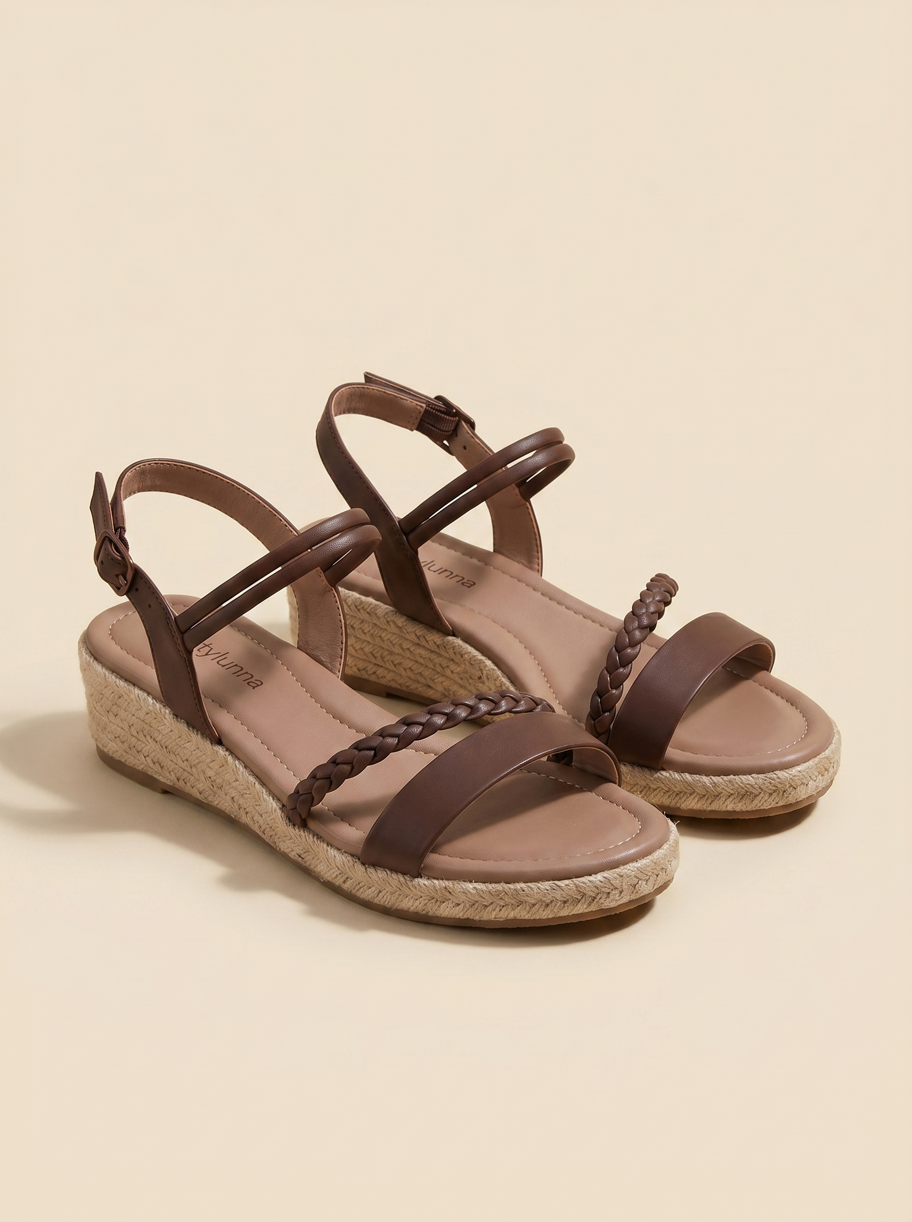 Braided Wedge Sandal