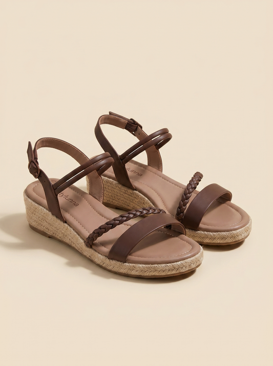 Braided Wedge Sandal