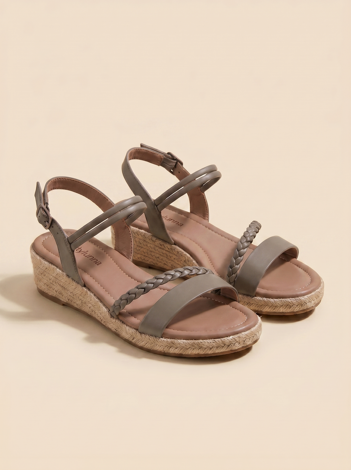 Braided Wedge Sandal