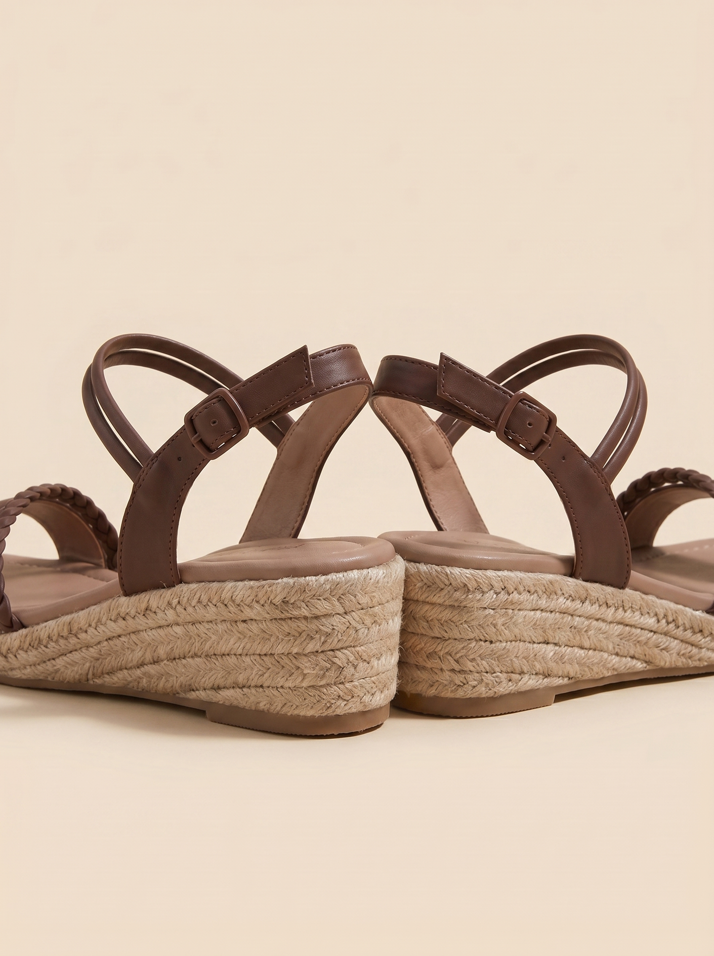 Braided Wedge Sandal