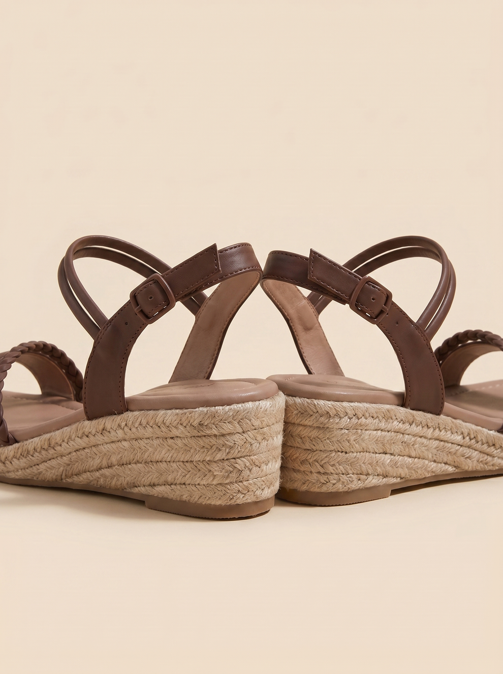 Braided Wedge Sandal