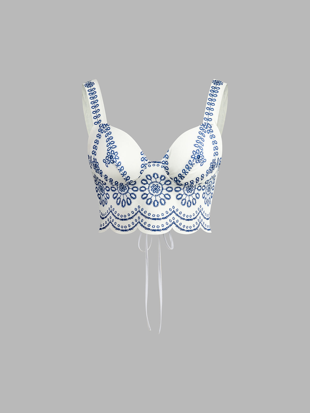 Printed Sleeveless Tie Back Skirt Set — image 3