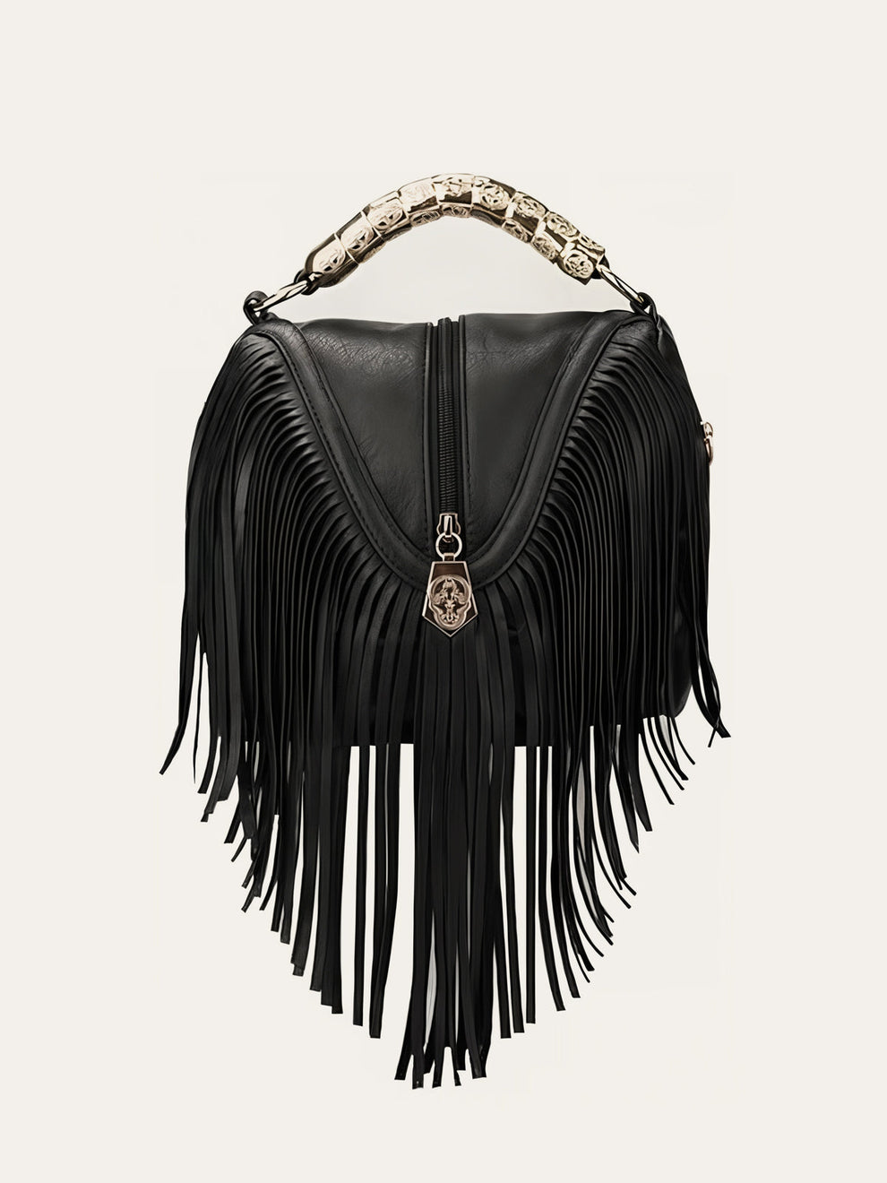 Fringe Handle Handbag, image 3