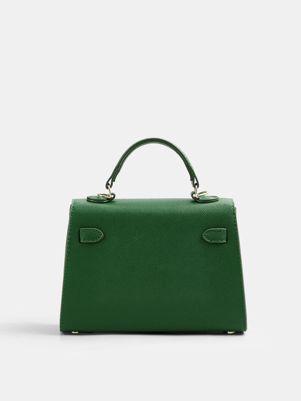 Crossbody Top‑Handle Lock Flap Handbag, image 4