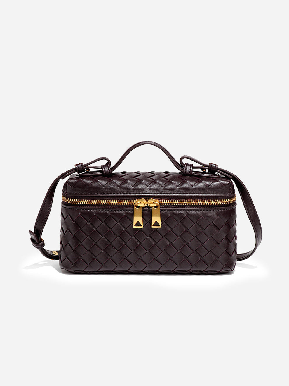 Woven PU Leather Box Bag, image 2