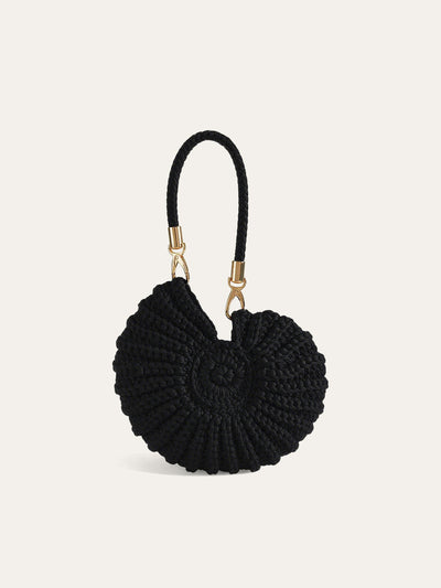 Crocheted Conch-Shaped Handbag, image 5