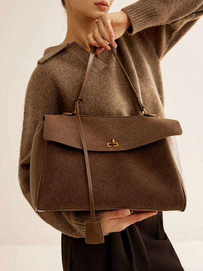 Utility Large Capacity Flap Shoulder Bag, image 1