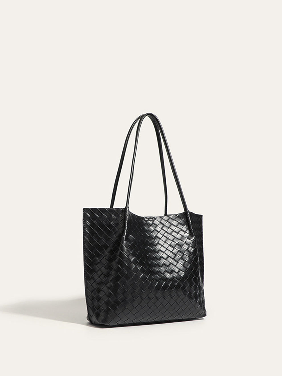 Woven PU Tote Bag, image 3