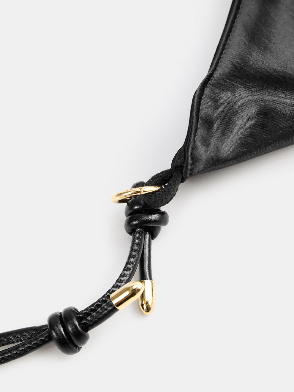 Knot‑Detail Soft Hobo Bag, image 3