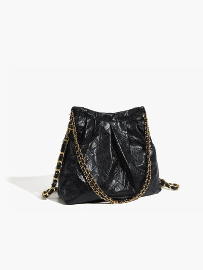 Vintage Leather Shoulder Bag, image 1