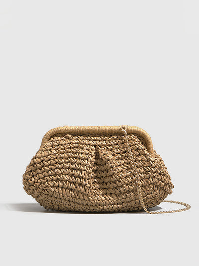 Straw Clutch Bag, image 1
