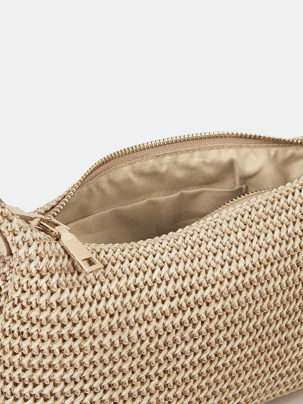 Straw Woven Chain Strap Shoulder Bag, image 3