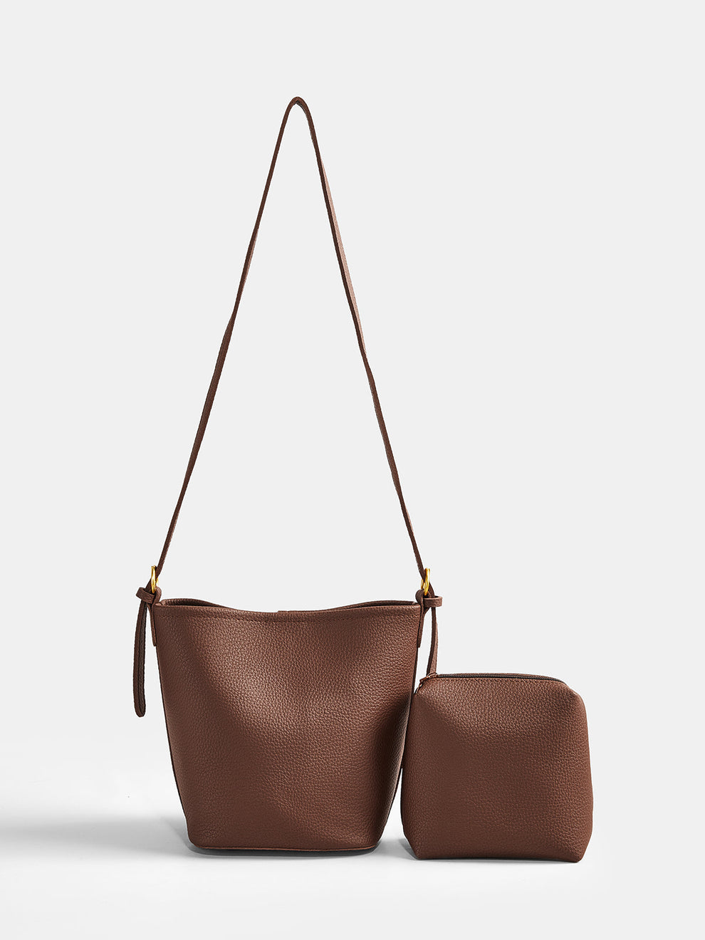 Minimalist Crossbody Bucket Bag, image 2